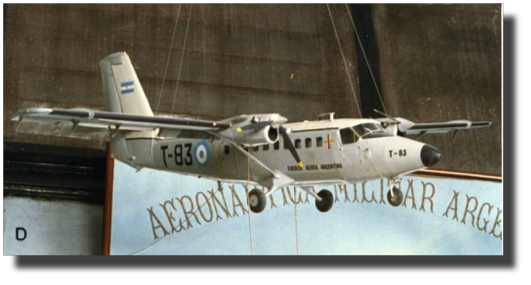 de Havilland DH-6 Twin Otter. Scratch built in metal by Guillermo Rojas Bazán. Approx. 1:32 scale. Circa 1984.